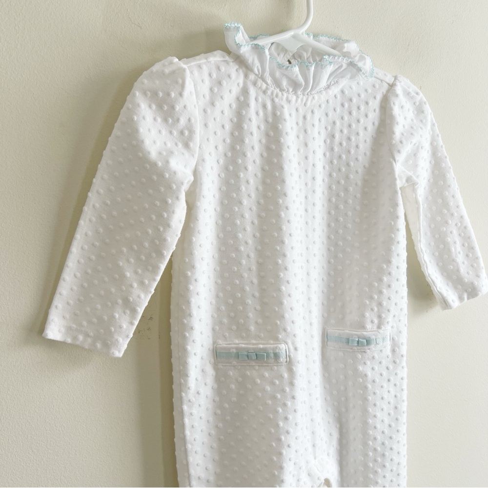 Janie & Jack 12/18 Swiss Dot Onesie - Picture 2 of 7